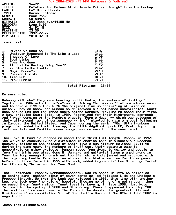 Snuff-Potatoes_And_Melons_At_Wholesale_Prices_Straight_From_The_Lockup-1997-HiTS_iNT