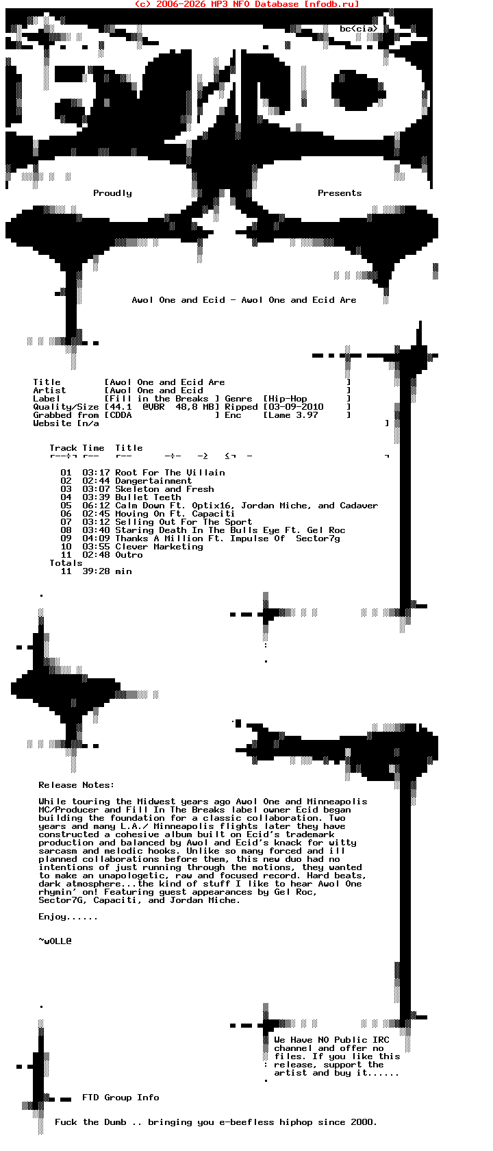 Awol_One_And_Ecid-Awol_One_And_Ecid_Are-2010-FTD