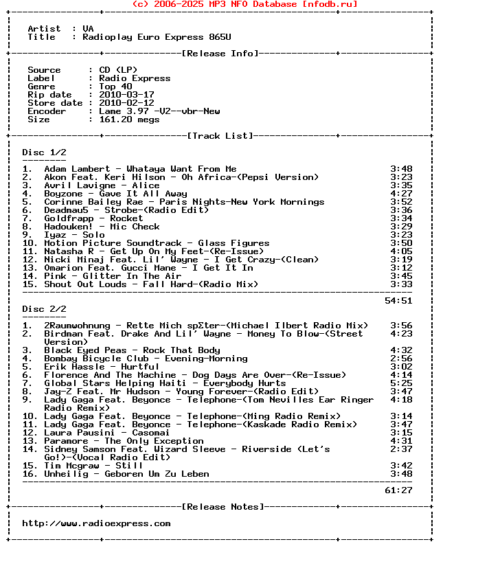 VA-Radioplay_Euro_Express_865U-2CD-2010