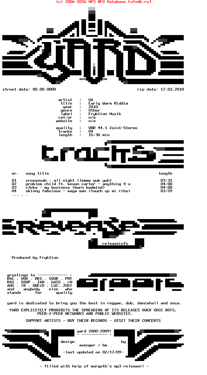 VA-Early_Warm_Riddim-Promo-2010-YARD