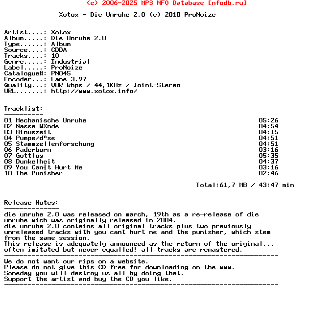 Xotox-Die_Unruhe_2.0-2010