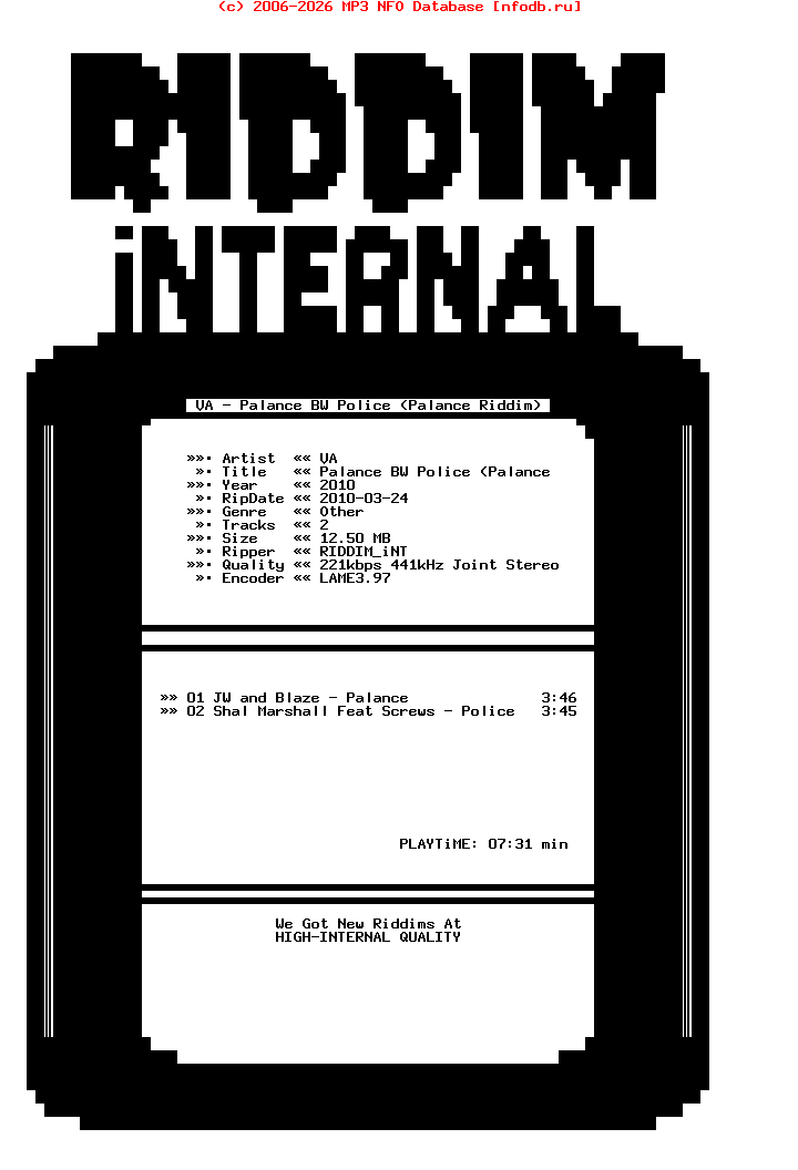 VA-Palance_Bw_Police_(PALANCE_RIDDIM)-Promo_CDR-2010-Riddim