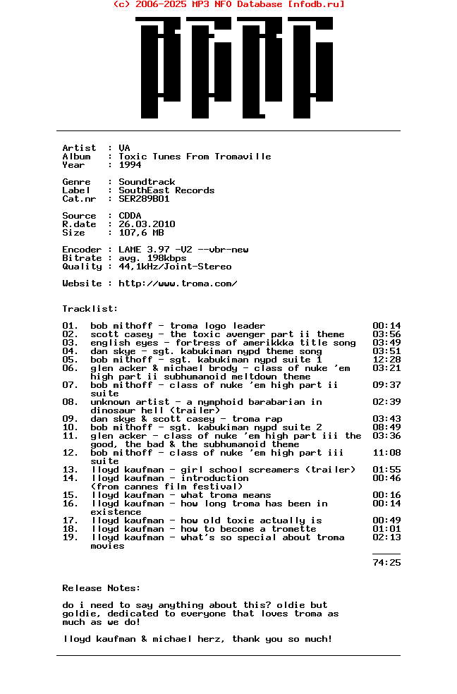 VA-Toxic_Tunes_From_Tromaville-1994-BERC