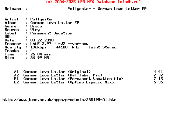 Pollyester-German_Love_Letter_Ep-(PERMAVAC052-1)-Vinyl-2010