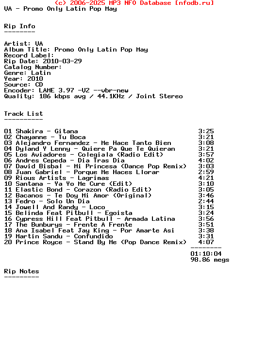 VA-Promo_Only_Latin_Pop_May-SP-2010