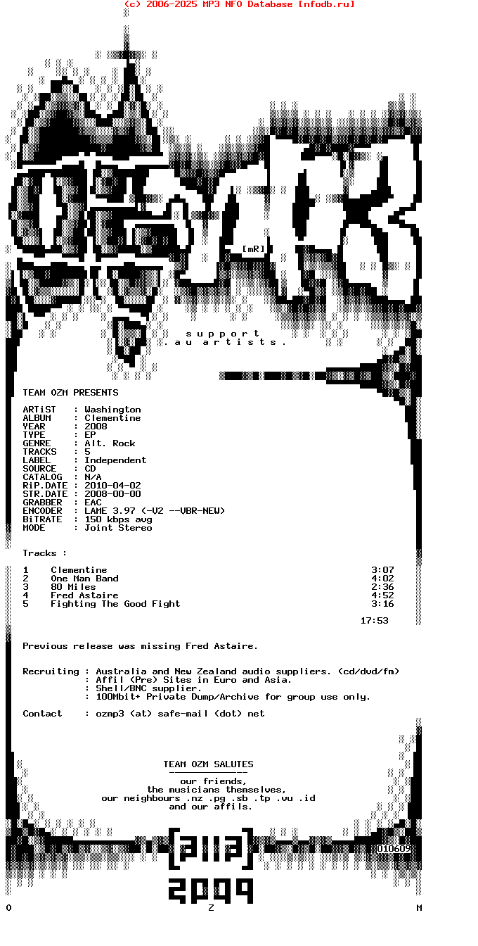 Washington-Clementine-EP-Rerip-2008