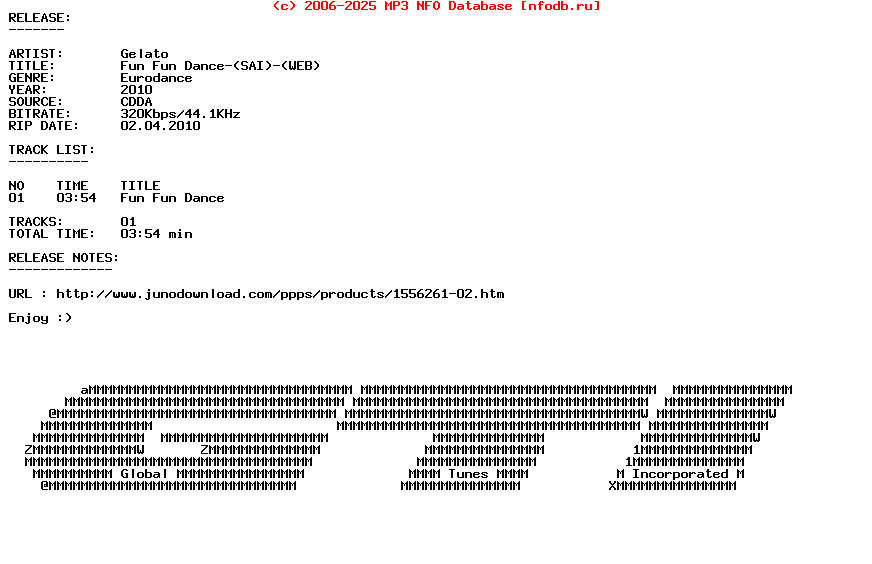 Gelato-Fun_Fun_Dance-(SAI_404)-(WEB)-Nfofix-2010-GTi