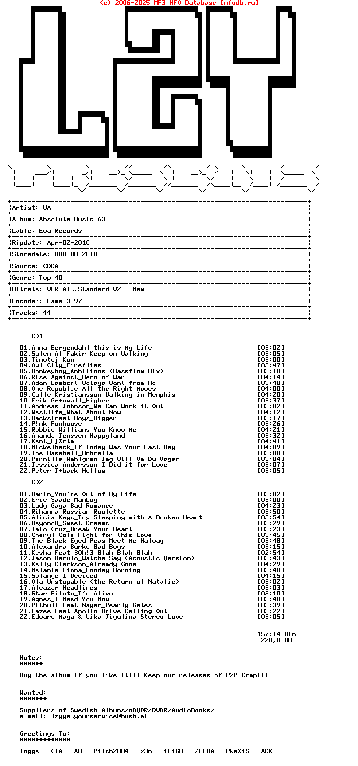 VA-Absolute_Music_63-2CD-SE-2010-LzY