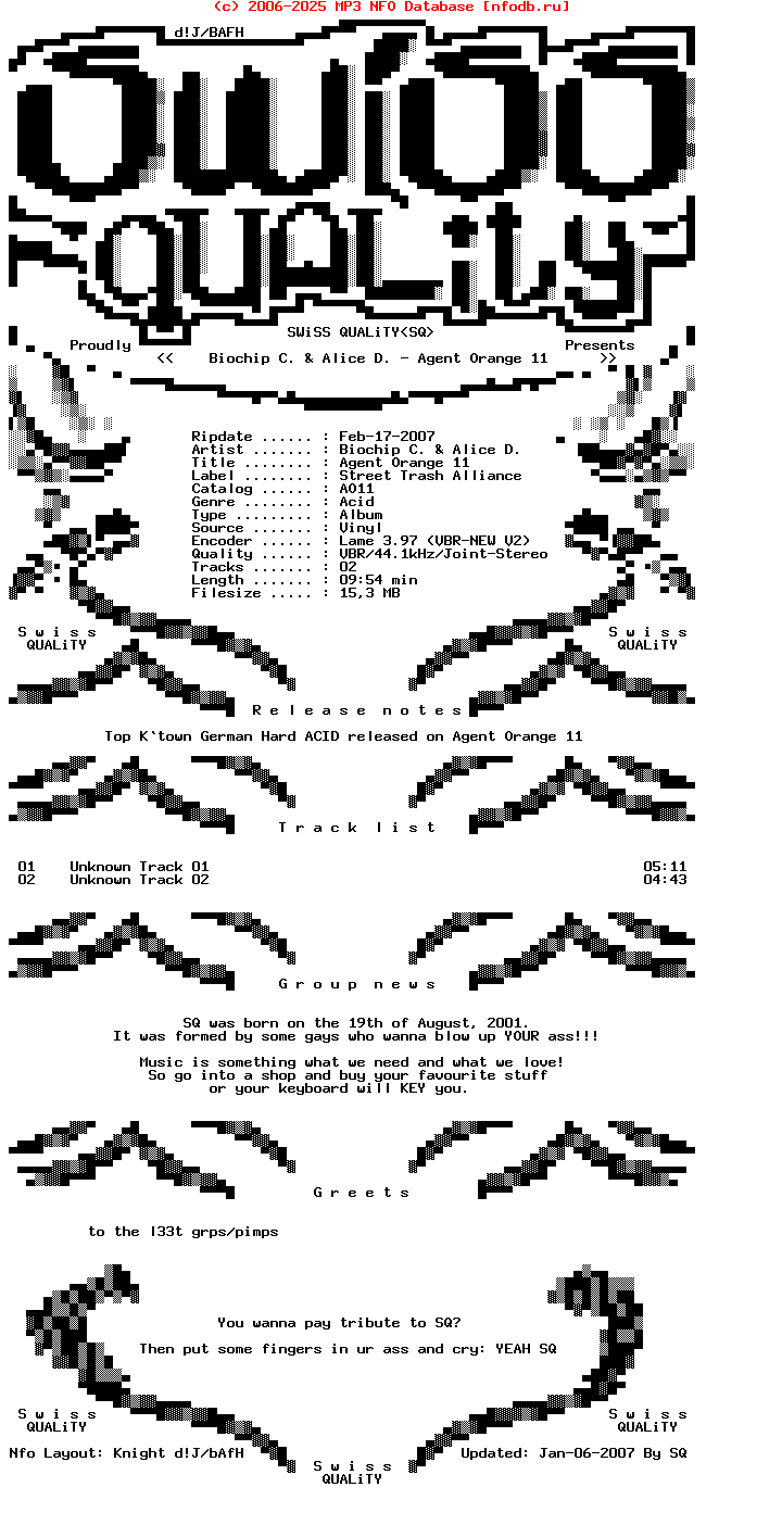 Biochip_C._And_Alice_D._-_Agent_Orange_11-(AO11)-Vinyl-2007
