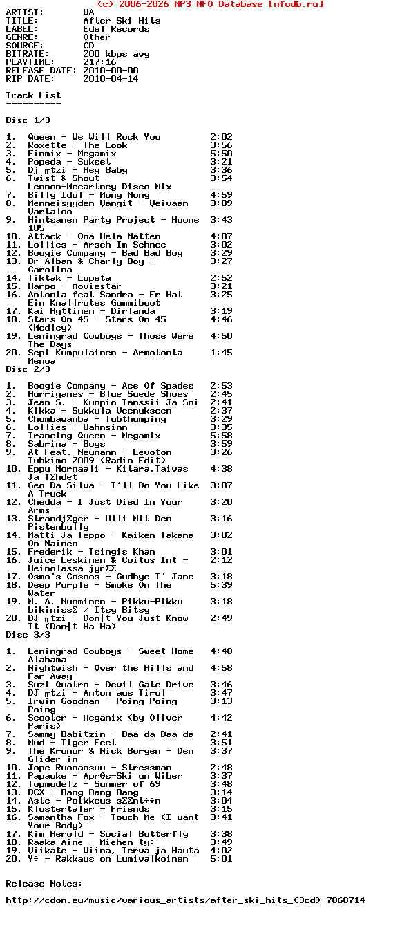 VA-After_Ski_Hits-3CD-2010