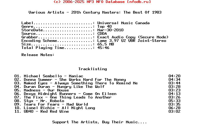 VA-20Th_Century_Masters-The_Best_Of_1983-2010