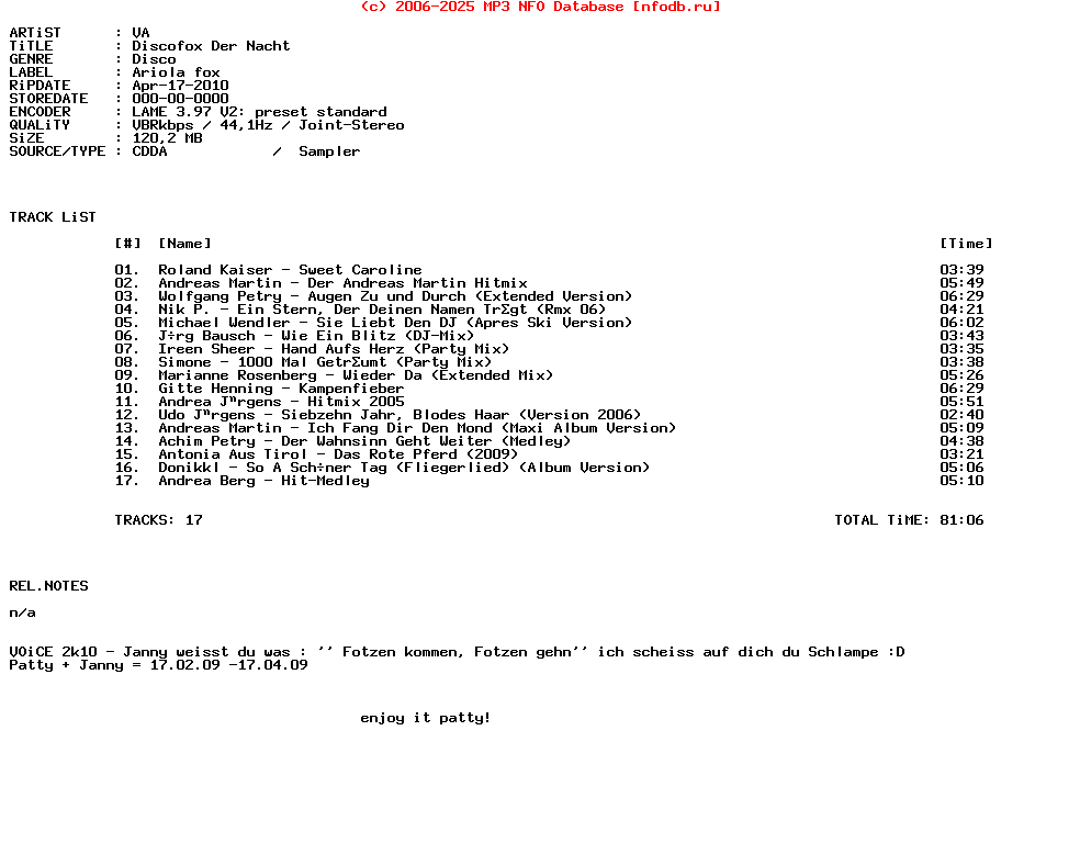 VA-Discofox_Der_Nacht-DE-2010