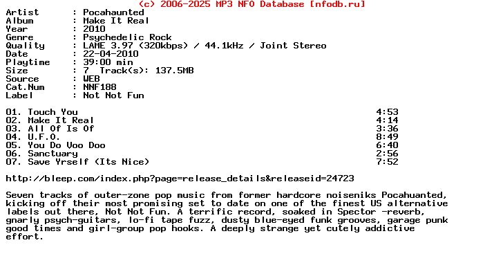 Pocahaunted-Make_It_Real-(NNF188)-WEB-2010-KOUALA