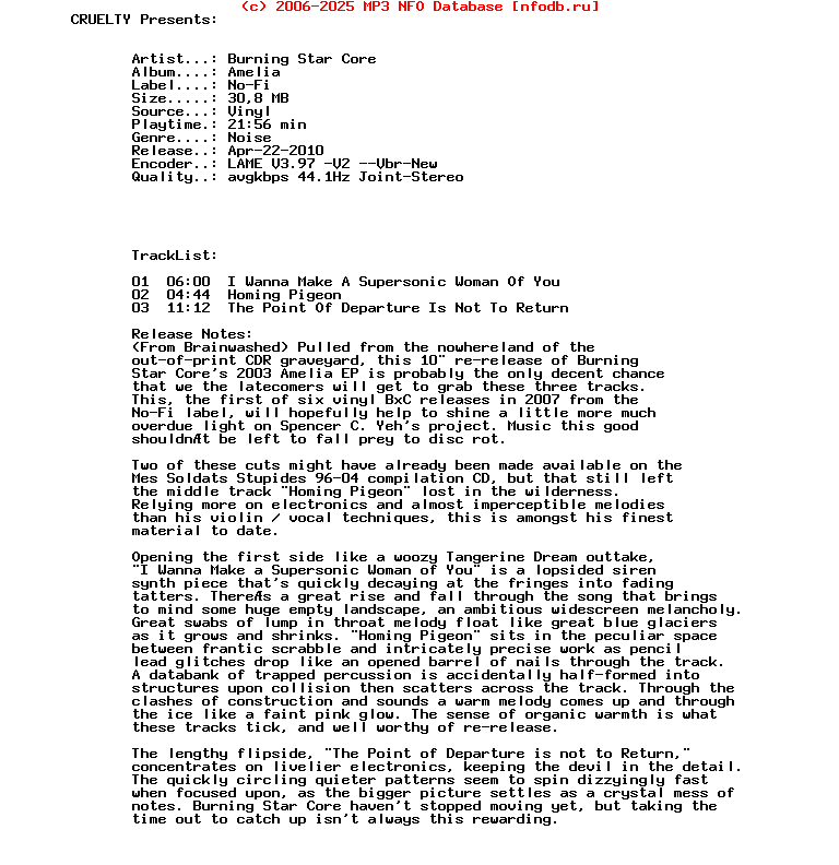 Burning_Star_Core_-_Amelia-Vinyl-NO-FI-2007-CRUELTY