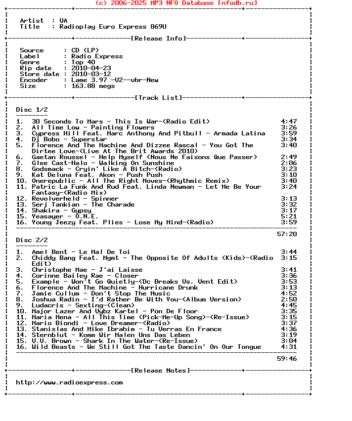 VA-Radioplay_Euro_Express_869U-2CD-2010
