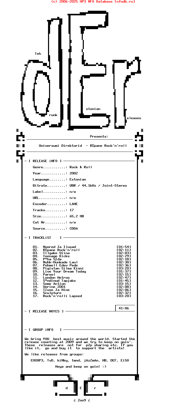 Universumi_Direktorid-Rapane_Rocknroll-Ee-2002-Der_Int