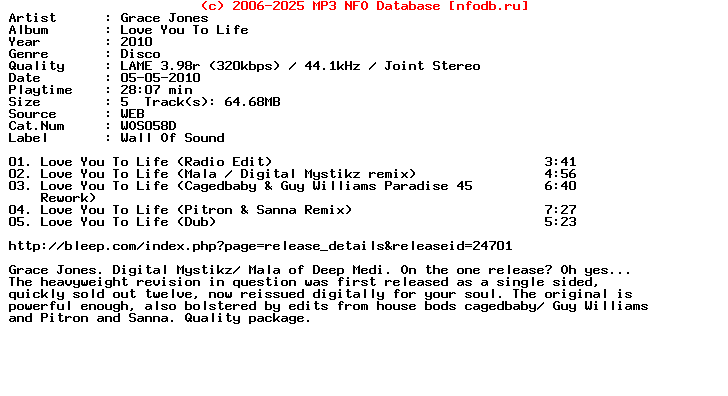 Grace_Jones-Love_You_To_Life-(WOS058D)-WEB-2010-KOUALA