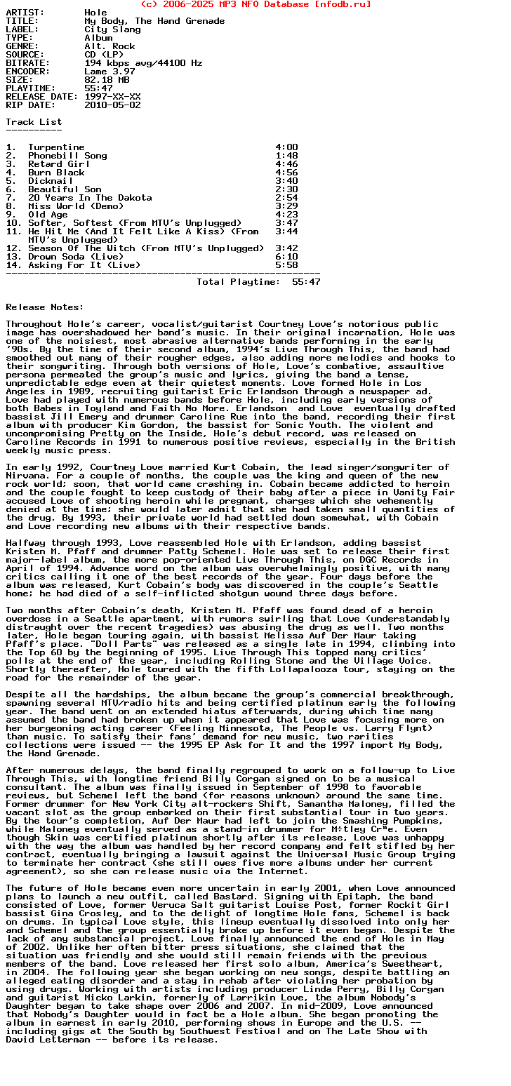 Hole-My_Body_The_Hand_Grenade-1997-HiTS_iNT