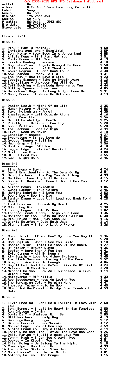 VA-Hits_And_Stars_Love_Song_Collection-5CD-2010