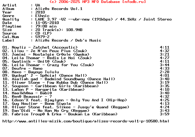 VA-Alizes_Records_Vol.1-(5979-2)-FR-2010