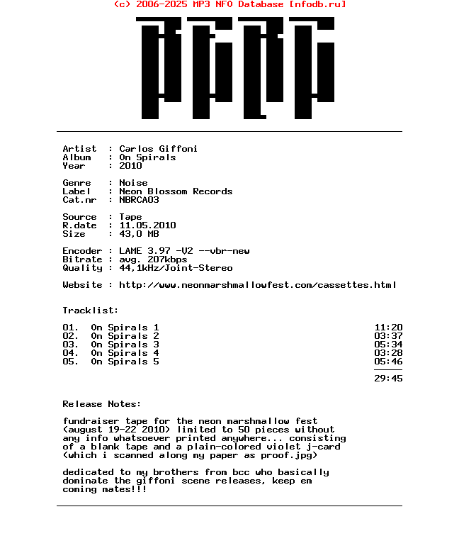 Carlos_Giffoni-On_Spirals-Tape-2010-BERC