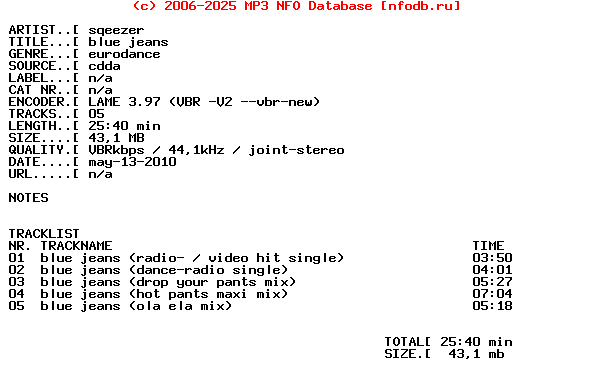 Sqeezer_-_Blue_Jeans-CDM-1996