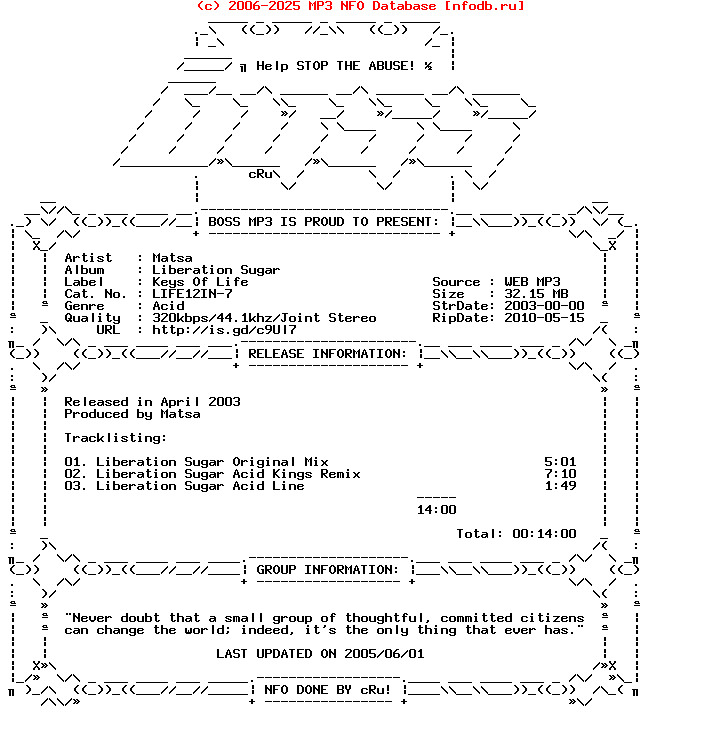 Matsa-Liberation_Sugar-(LIFE12IN-7)-WEB-2003