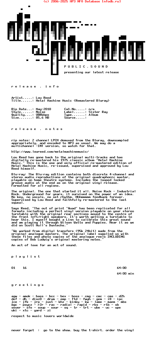 Lou_Reed-Metal_Machine_Music-Remastered-Bluray-2010-DPS