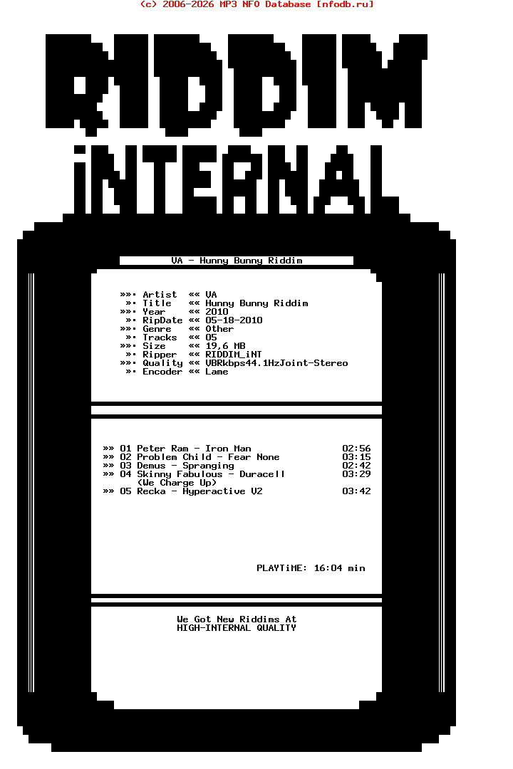 VA-Hunny_Bunny_Riddim-Promo_CDR-2010-RIDDIM_iNT