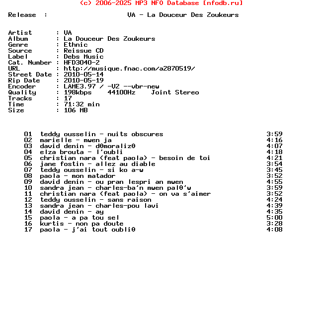 VA-La_Douceur_Des_Zoukeurs-(HFD3040-2)-Reissue_Cd-FR-2010