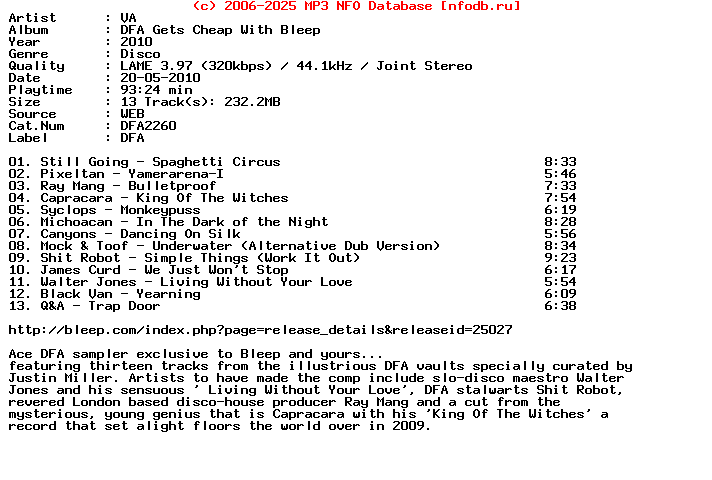 VA-Dfa_Gets_Cheap_With_Bleep-(DFA2260)-WEB-2010-KOUALA