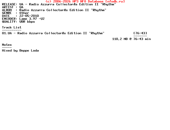VA-Radio_Azzurra_Collectors_Edition_Ii_Rhythm-2010