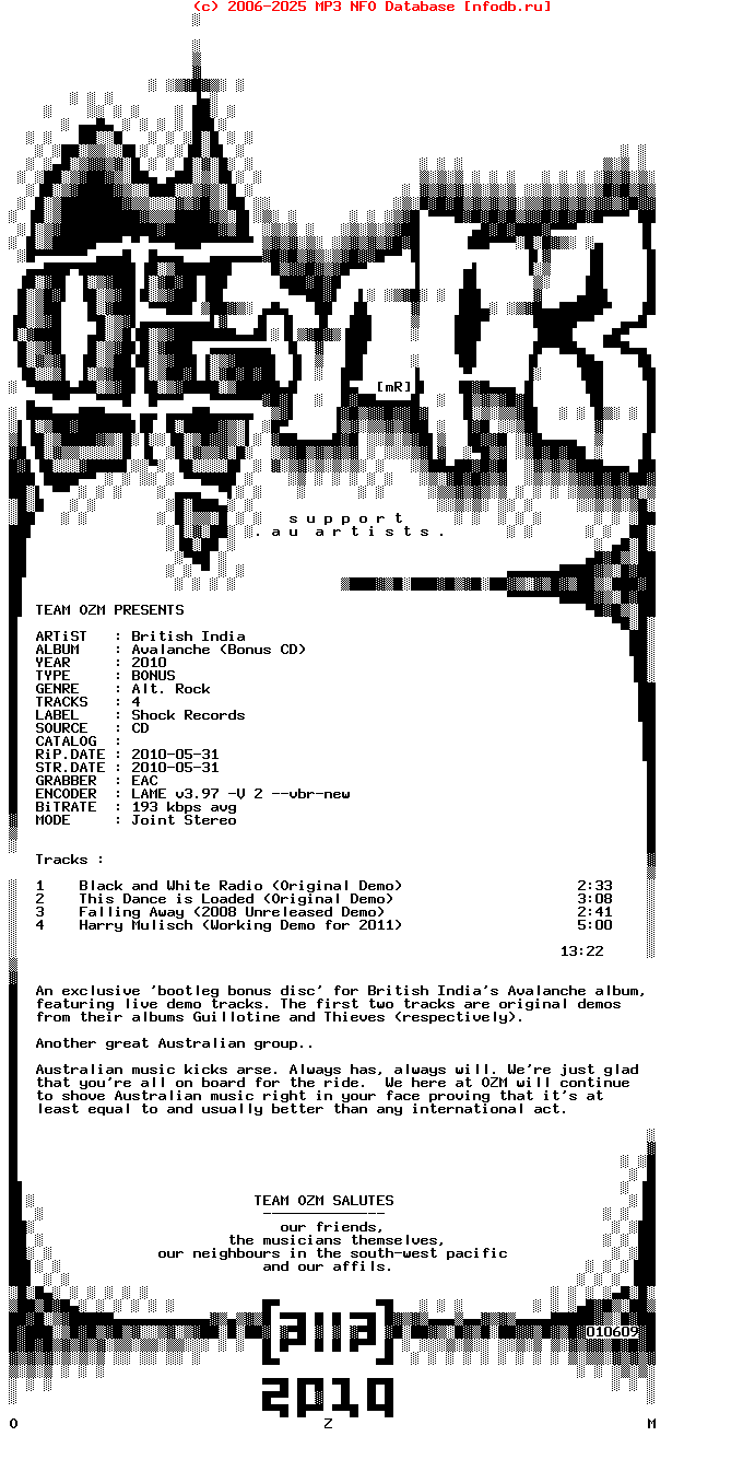 British_India-Avalanche_(BONUS_CD)-2010-OZM