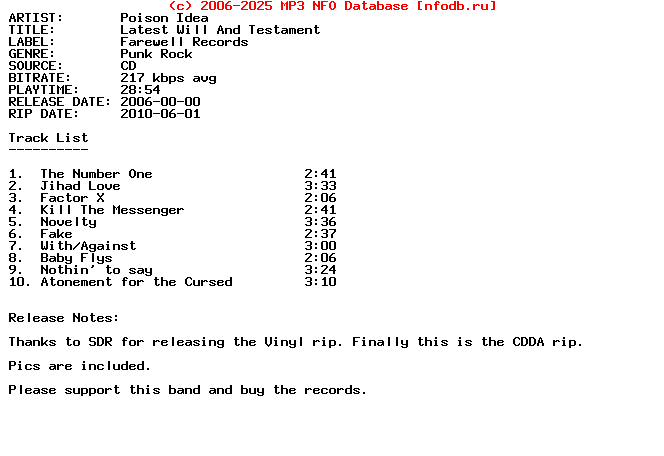 Poison_Idea-Latest_Will_And_Testament-2006