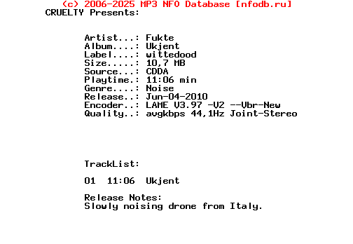Fukte_-_Ukjent-CDR-Wittedood-2009-CRUELTY