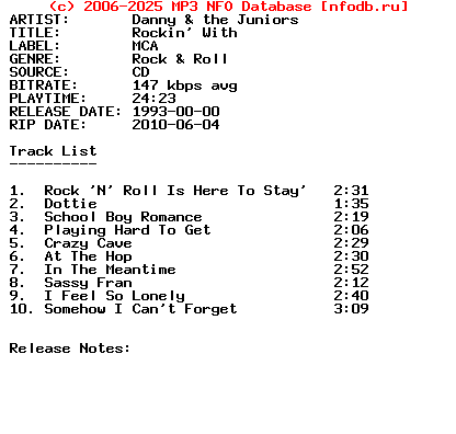 Danny_And_The_Juniors-Rockin_With-1993