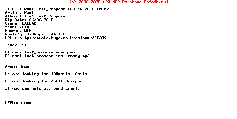 Rami-Last_Propose-WEB-KR-2010-ENEMY