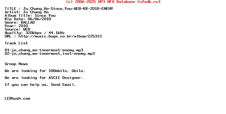 Jo_Chang_Mo-Since_You-WEB-KR-2010-ENEMY