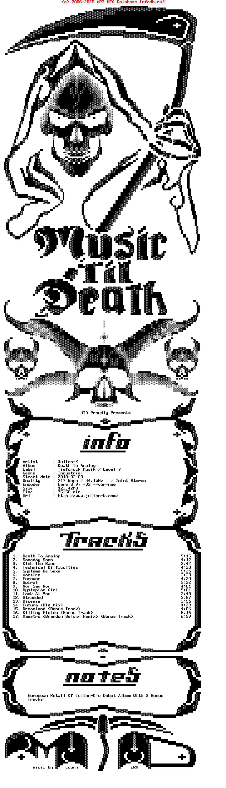 Julien-K-Death_To_Analog-(EUROPEAN_RETAIL)-2010