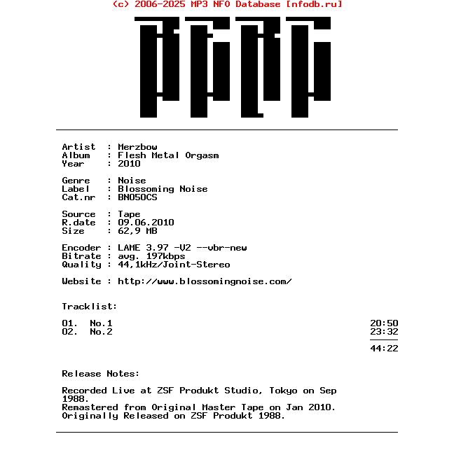 Merzbow-Flesh_Metal_Orgasm-Remastered-Tape-2010-BERC