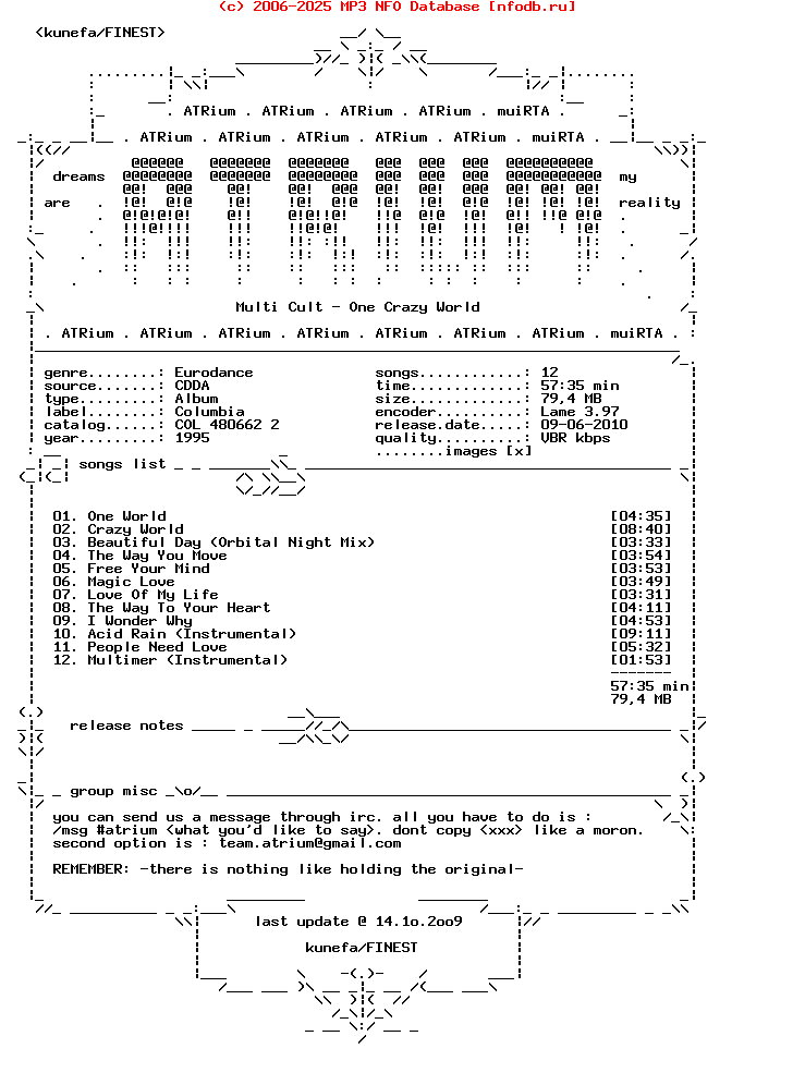 Multi_Cult_-_One_Crazy_World-1995-ATRium
