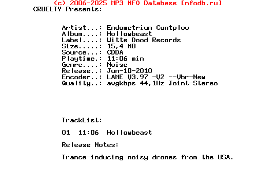 Endometrium_Cuntplow_-_Hollowbeast-CDR-2009-CRUELTY