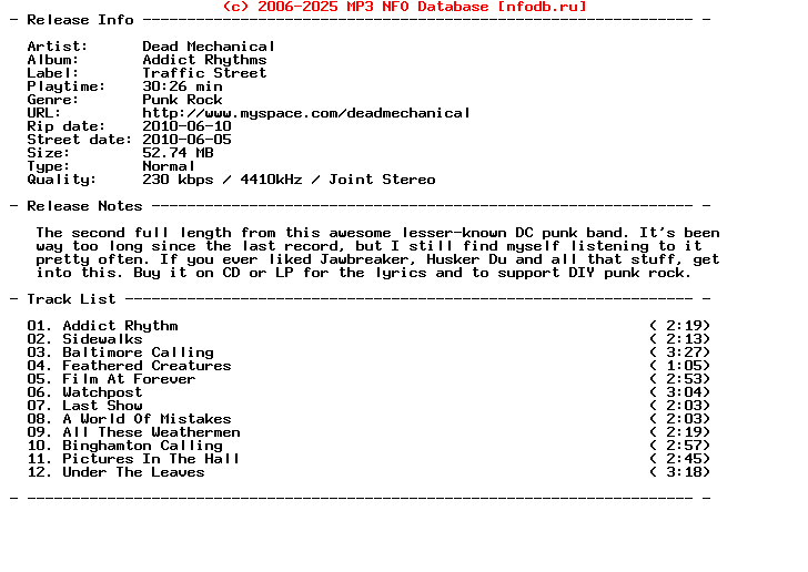 Dead_Mechanical-Addict_Rhythms-2010