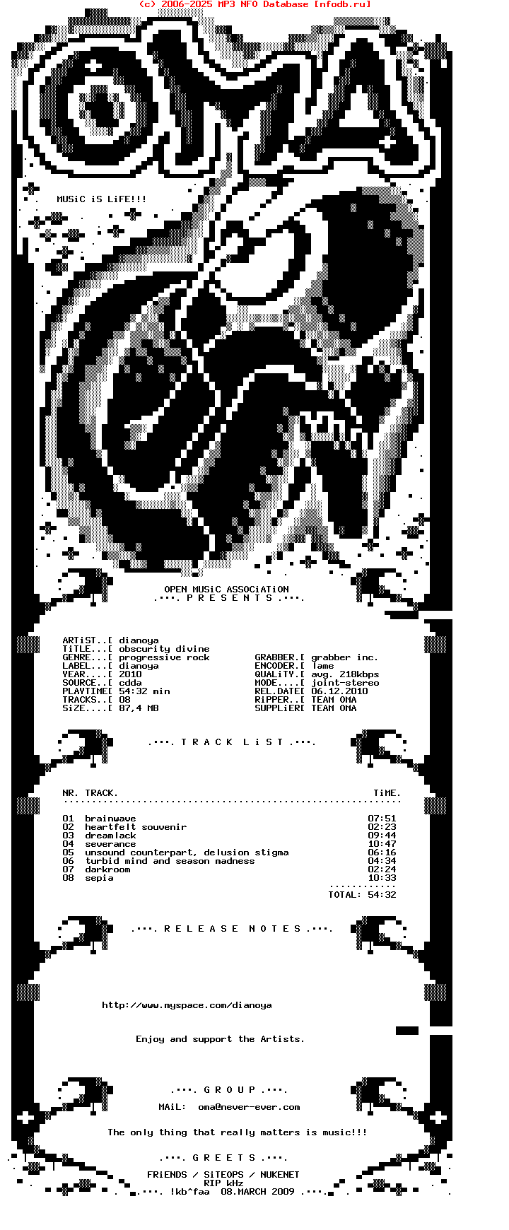 Dianoya--Obscurity_Divine-2010-OMA