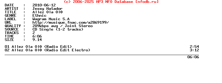 Jessy_Matador-Allez_Ola_Ole-(RETAIL_CDS)-FR-2010