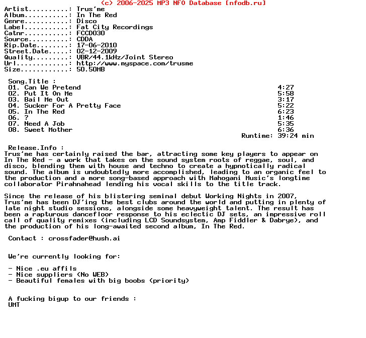 Trusme-In_The_Red-2009