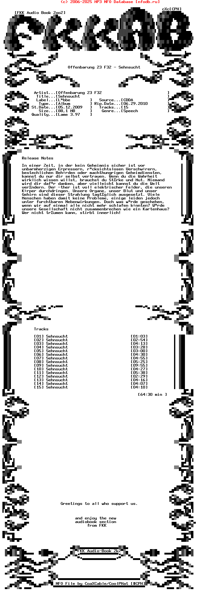 Offenbarung_23_F32_-_Sehnsucht-2009-Fkkab