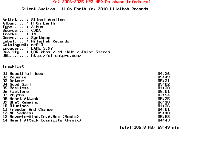 Silent_Auction-H_On_Earth-2010