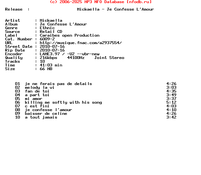 Mickaella-Je_Confesse_Lamour-(6009-2)-CD-FR-2010