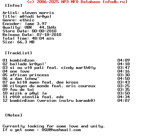 Steven_Morris-Melodi_Kreyol-FR-2010